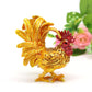 Metal Enamel Craft Lucky Zodiac Rooster Ornament