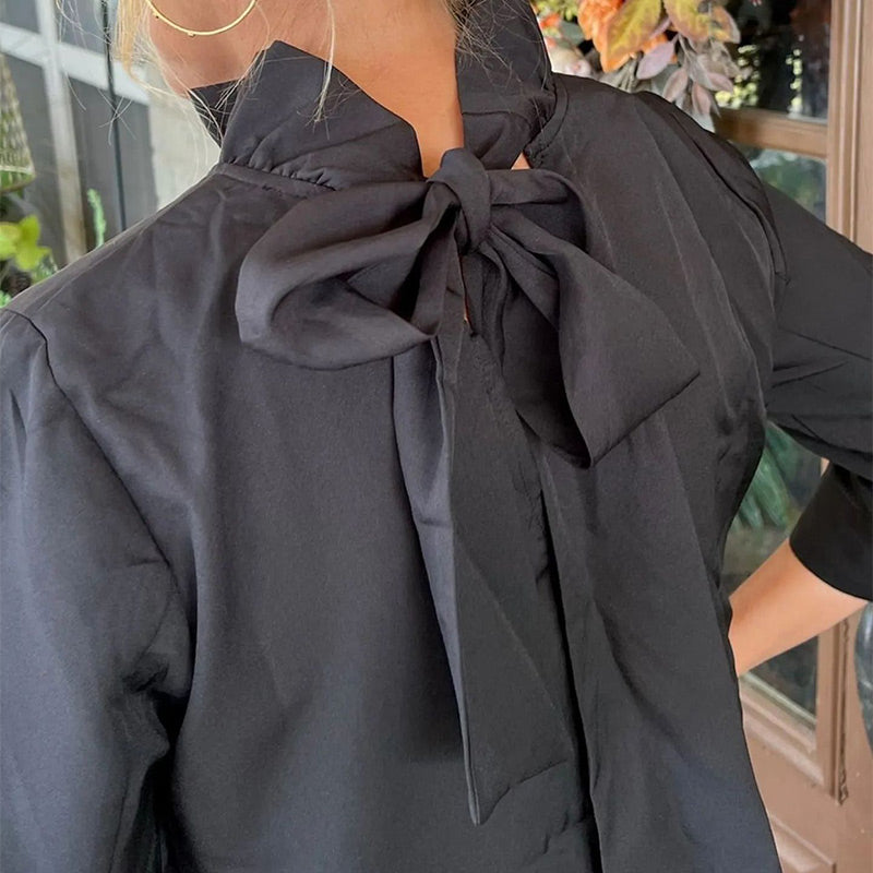 Women’s Back Bow Tie Mini Dress