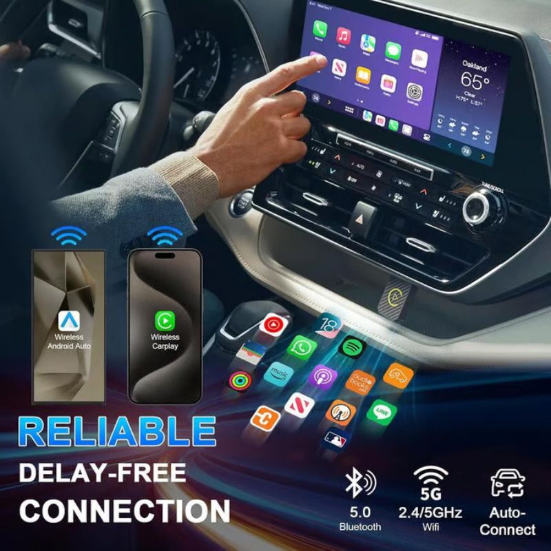 ⏳Last Day 50% Off 💥 Mini Wireless CarPlay Adapter