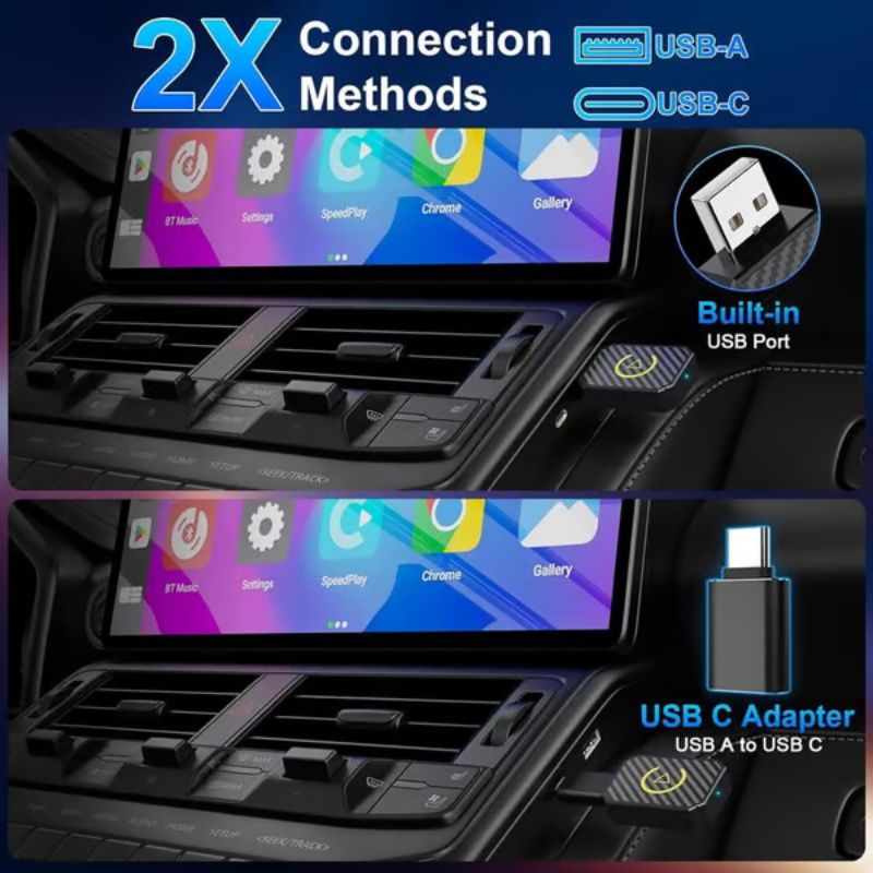 ⏳Last Day 50% Off 💥 Mini Wireless CarPlay Adapter