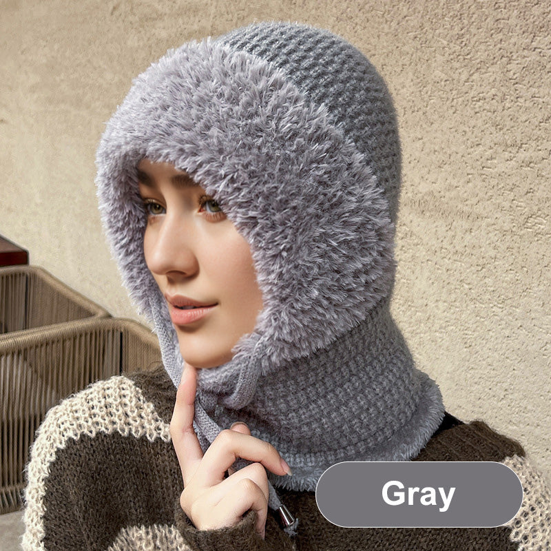 🔥HOT SALE 60% OFF🔥Women's Winter One-Piece Knitted Beanie Scarf Mask 3-in-1