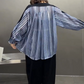Striped Patchwork Long Sleeve Top