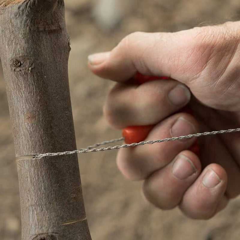 Portable Steel Wire Saw for Outdoor Survival