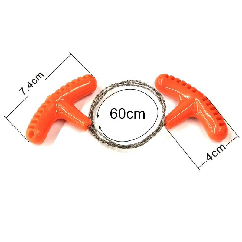 Portable Steel Wire Saw for Outdoor Survival