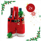 Set of 2 Christmas Gift Bags for Candy/Wine