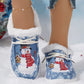 Women's Winter Snowman Non-Slip Cozy Shoes