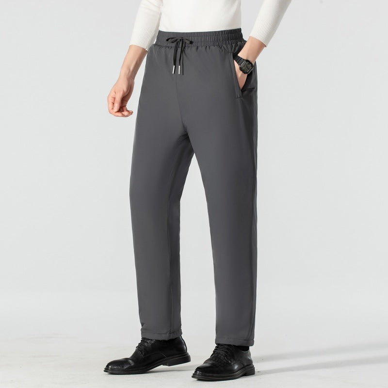 Men's Winter Thermal Thickened Plush-Lined Pants