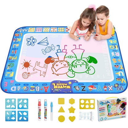 🔥Last Day Promotion 50% OFF - Water Doodle Mat ,Aqua Painting Drawing Mat Mess Free Learning Toy Mat