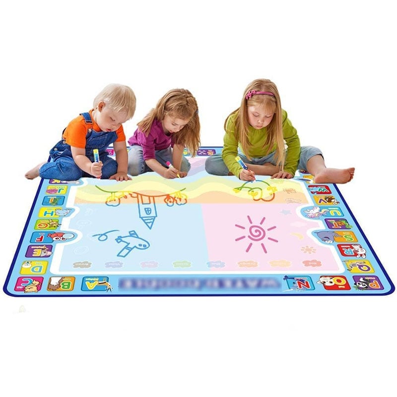 🔥Last Day Promotion 50% OFF - Water Doodle Mat ,Aqua Painting Drawing Mat Mess Free Learning Toy Mat