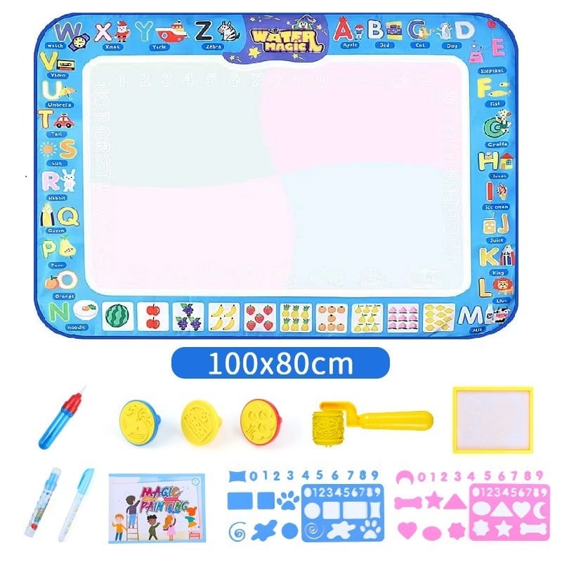 🔥Last Day Promotion 50% OFF - Water Doodle Mat ,Aqua Painting Drawing Mat Mess Free Learning Toy Mat