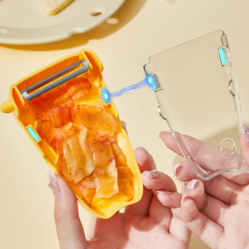 Cheese Shaped Peeler with Built-In Container