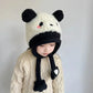 Plush Animal Beanie Hat with Ear Flap