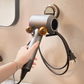 Punch-Free Suction Cup Hair Dryer Holder