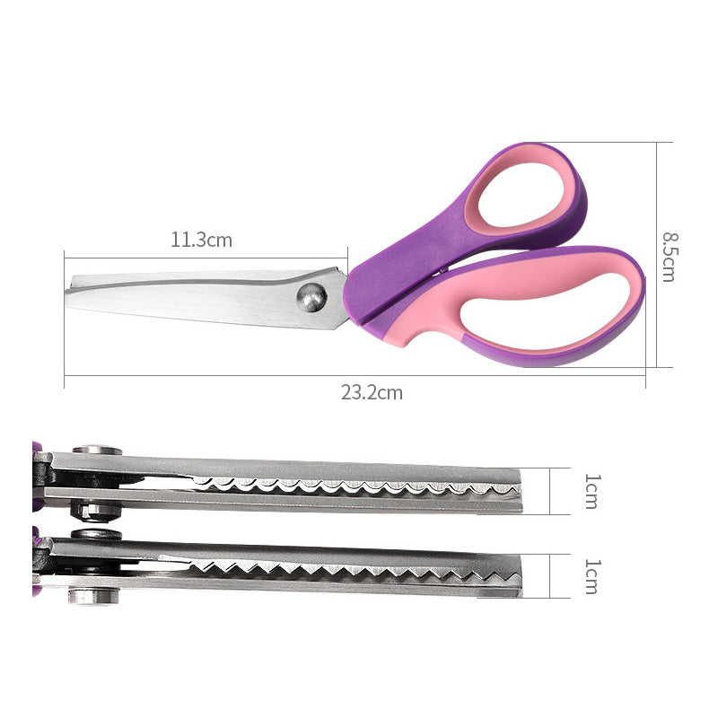 Multipurpose Pinking Shears Serrated Scissors