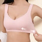 Wire-Free Seamless Bra with Detachable Pads