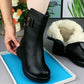 Women's Warm Zipper Mid Calf Boots