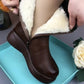 Women's Warm Zipper Mid Calf Boots