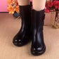 Women's Warm Zipper Mid Calf Boots