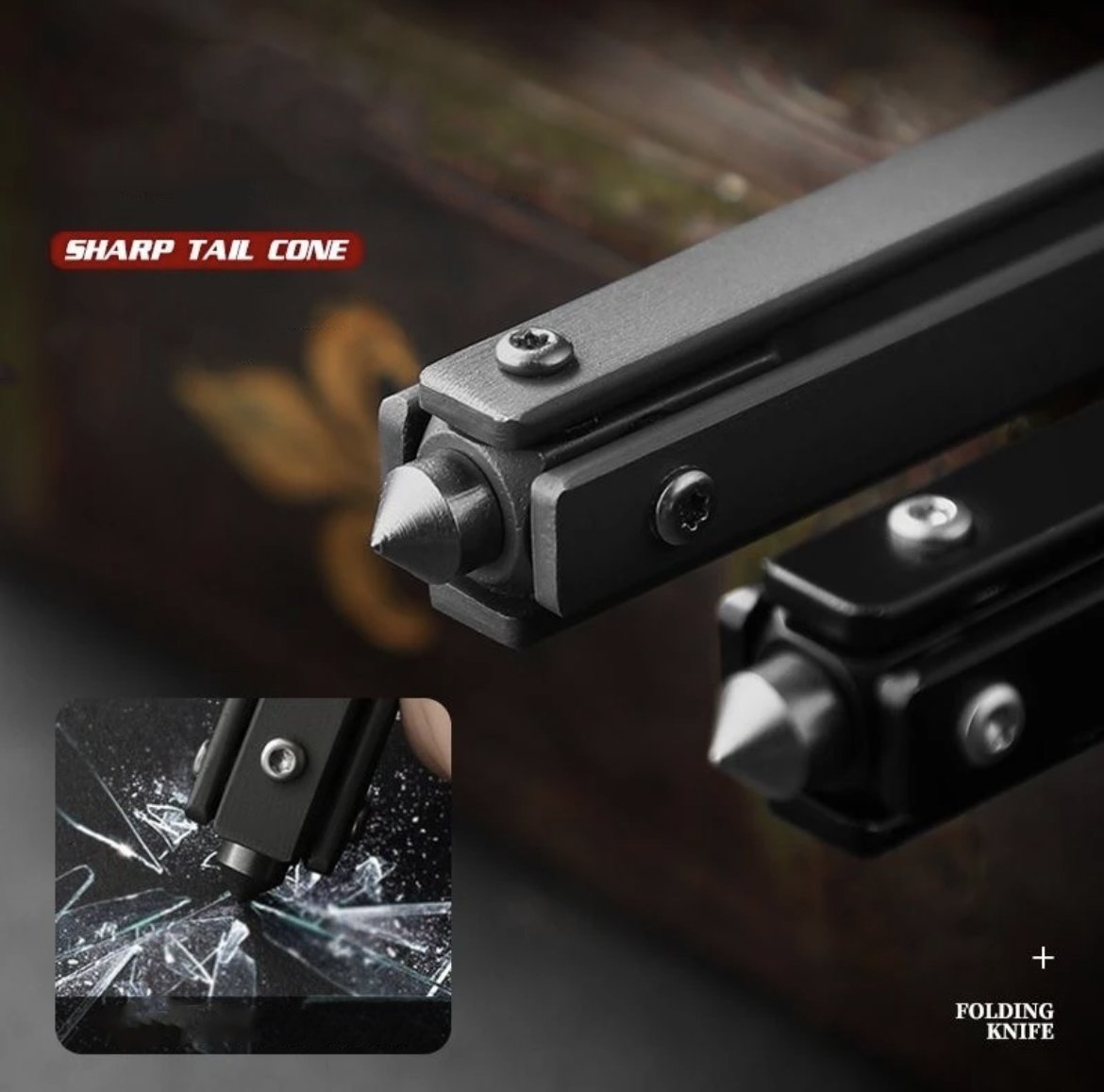 🔥50% discount while supplies last!🎉M390 CNC Folding Broken Window Pocket Knives