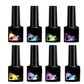 💖Glitter Rainbow Cat Eye Gel Nail Polish