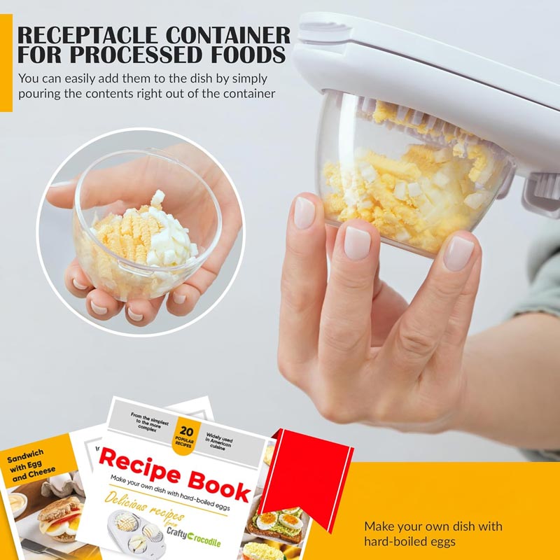 Multifunctional 3-in-1 Egg Slicer