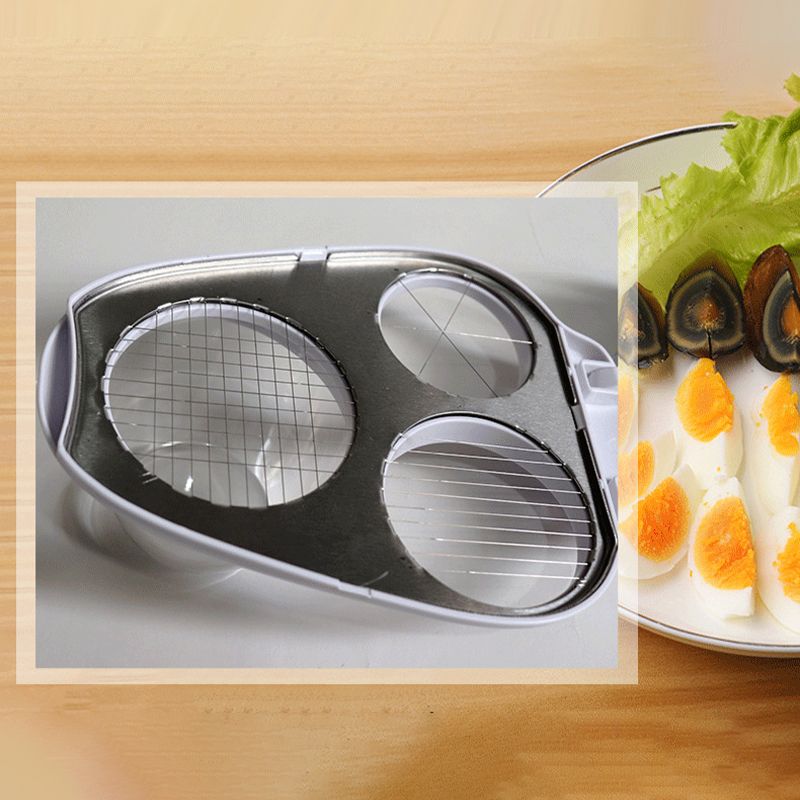 Multifunctional 3-in-1 Egg Slicer