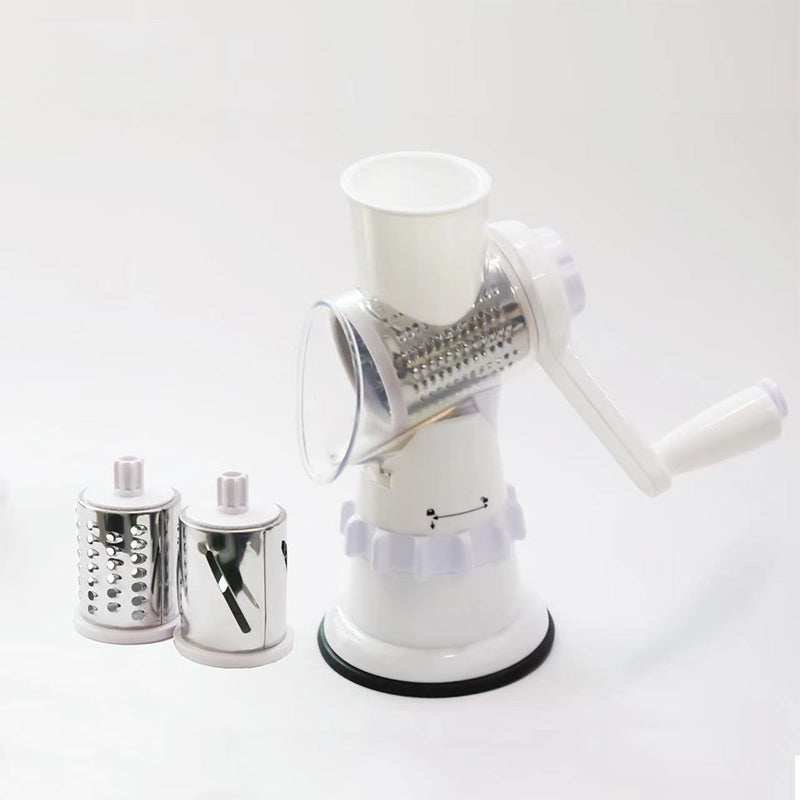 3-in-1 Rotary Cheese Grater & Vegetable Slicer