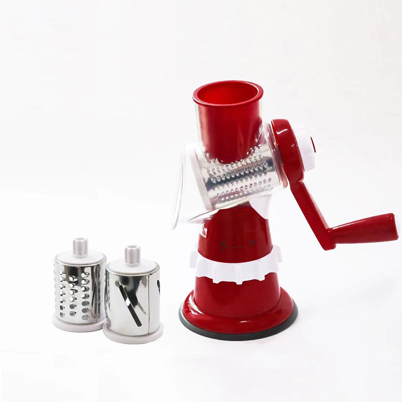 3-in-1 Rotary Cheese Grater & Vegetable Slicer