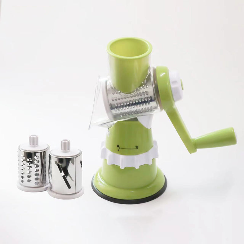 3-in-1 Rotary Cheese Grater & Vegetable Slicer