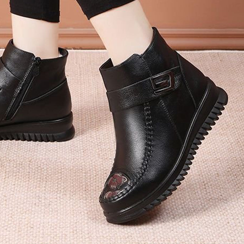 Women's Winter Warm Waterproof PU Leather Boots