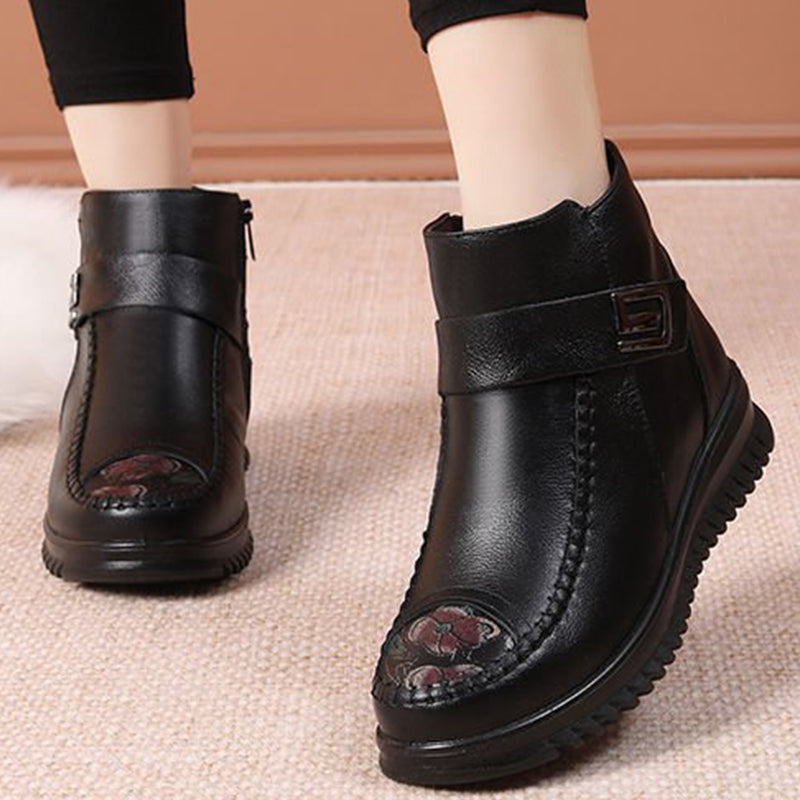 Women's Winter Warm Waterproof PU Leather Boots