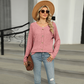 Women's Loose Fit Long Sleeve Button Top
