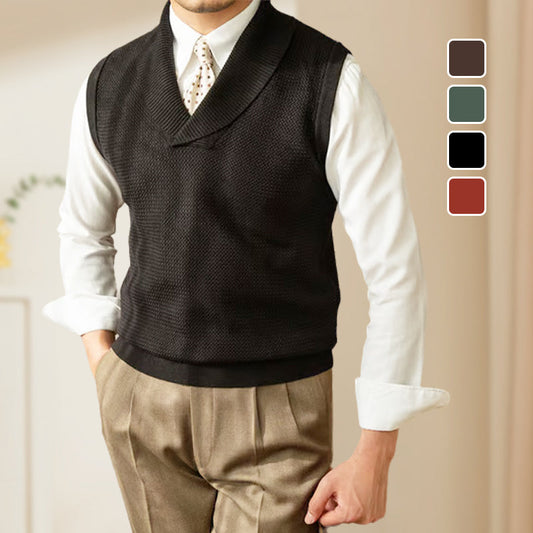 Men's Slim Fit Elegant Knit Vest