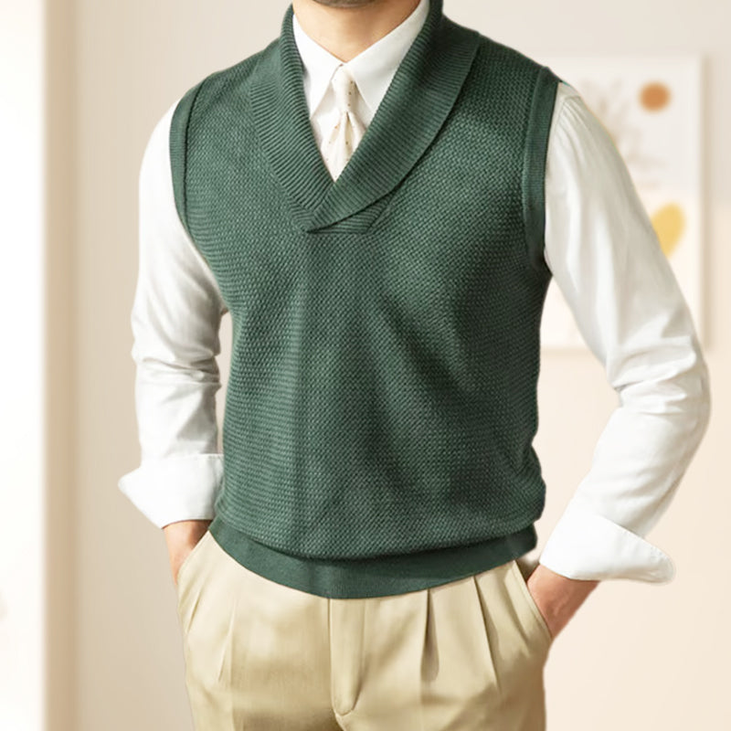 Men's Slim Fit Elegant Knit Vest