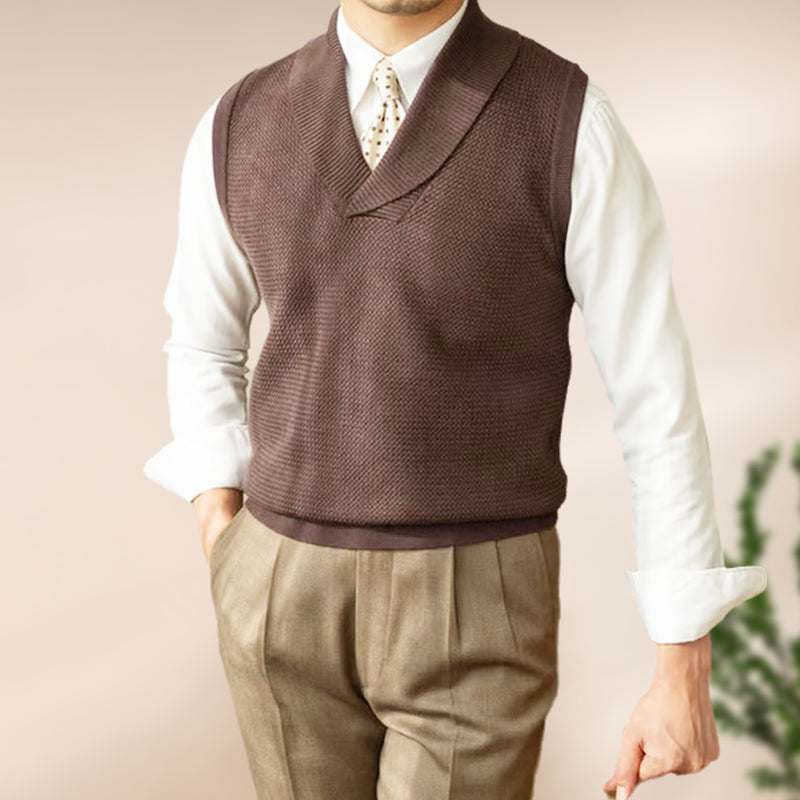 Men's Slim Fit Elegant Knit Vest