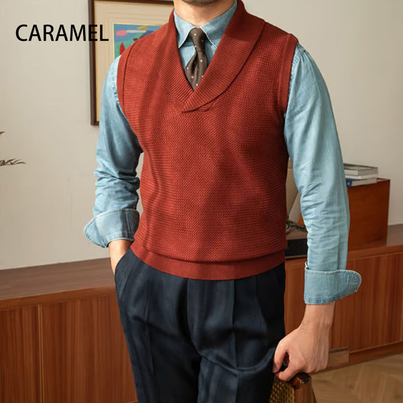 Men's Slim Fit Elegant Knit Vest