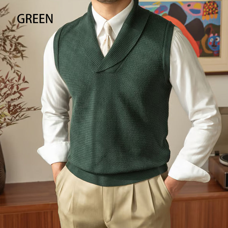 Men's Slim Fit Elegant Knit Vest