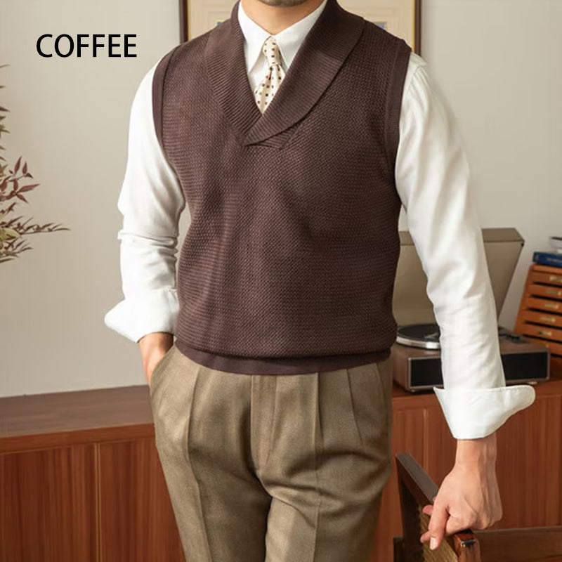 Men's Slim Fit Elegant Knit Vest