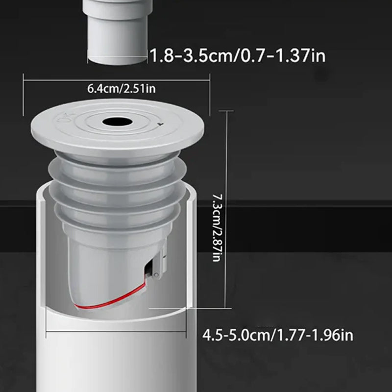 🕳️Anti-Backflow Washing Machine Drain Hose Seal