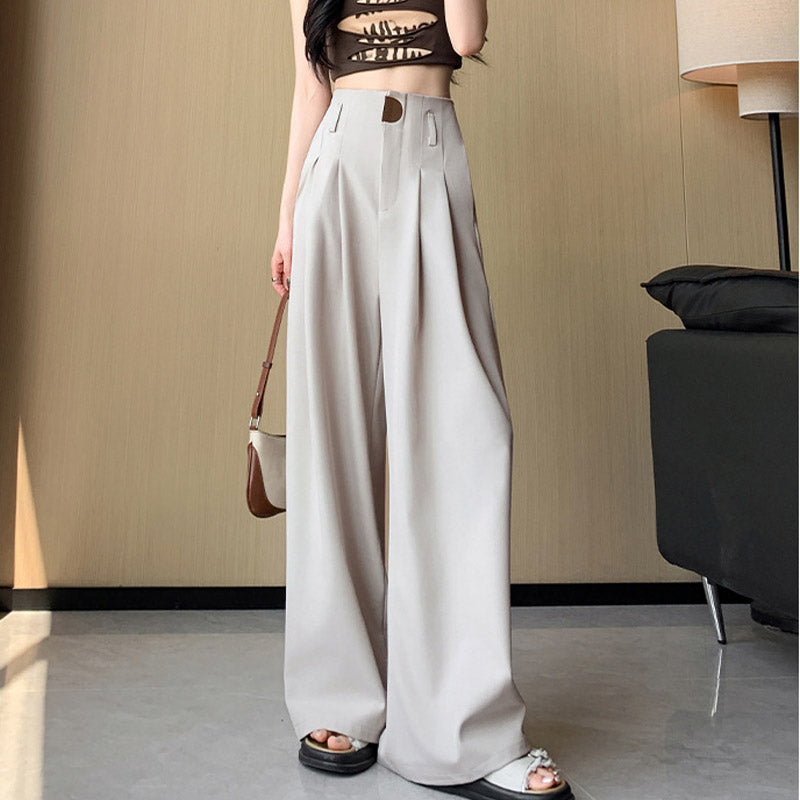 🌟Women's High-Waisted Wide-Leg Suit Pants