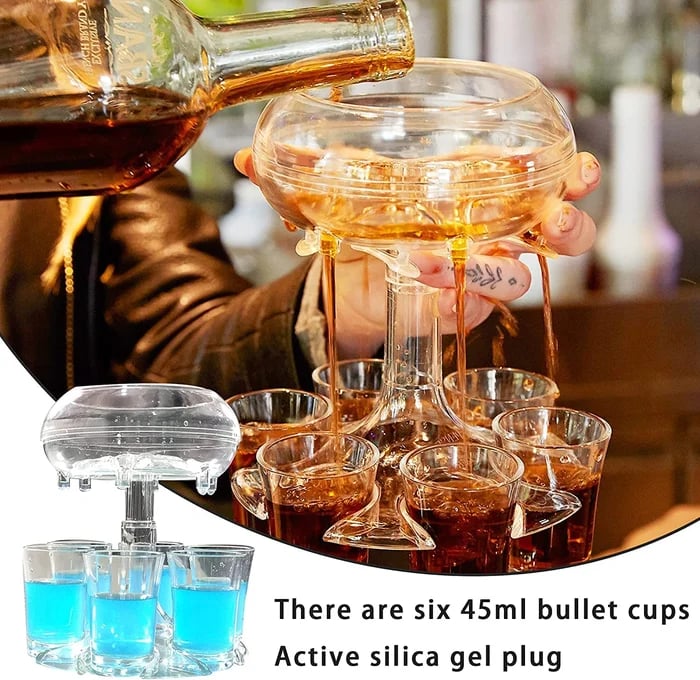 Shot Glass Dispenser and Holder