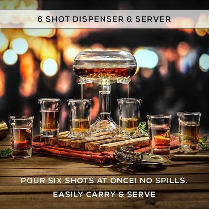 Shot Glass Dispenser and Holder