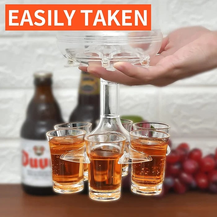 Shot Glass Dispenser and Holder