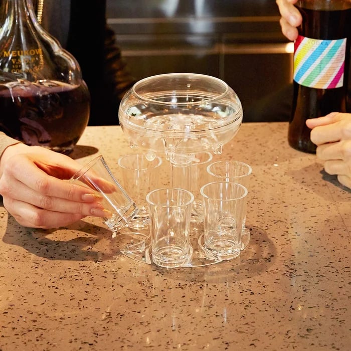Shot Glass Dispenser and Holder