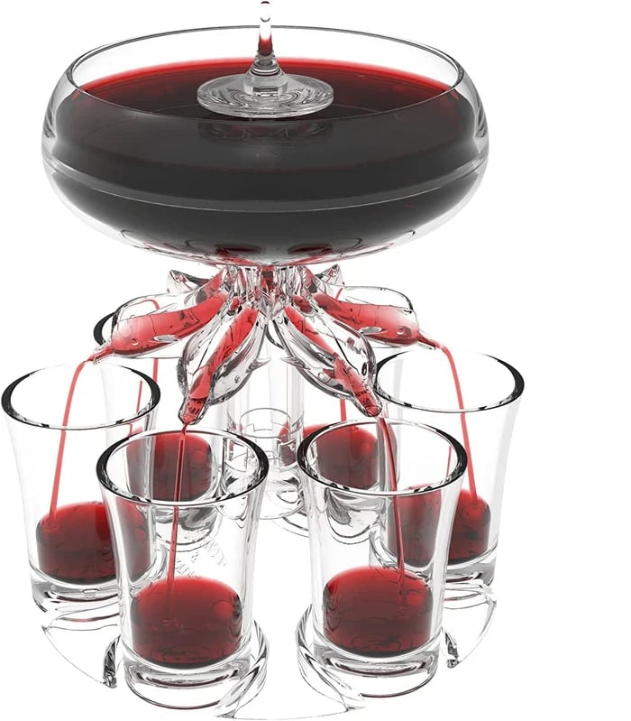 Shot Glass Dispenser and Holder