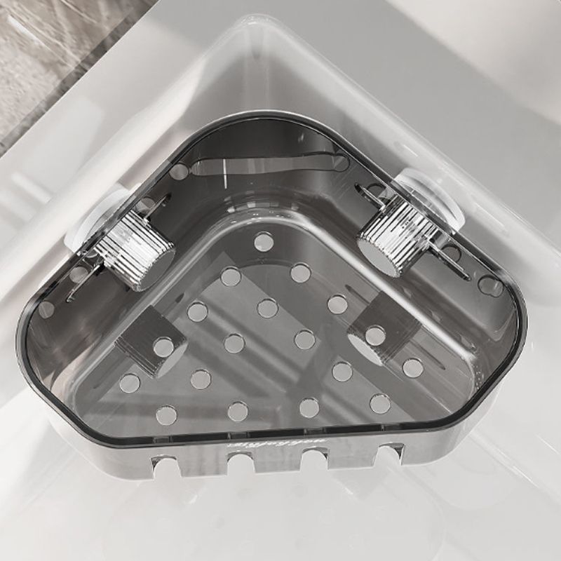 Double Suction Cup Storage Basket with Drain Holes