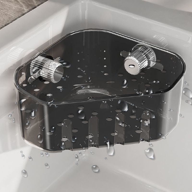 Double Suction Cup Storage Basket with Drain Holes