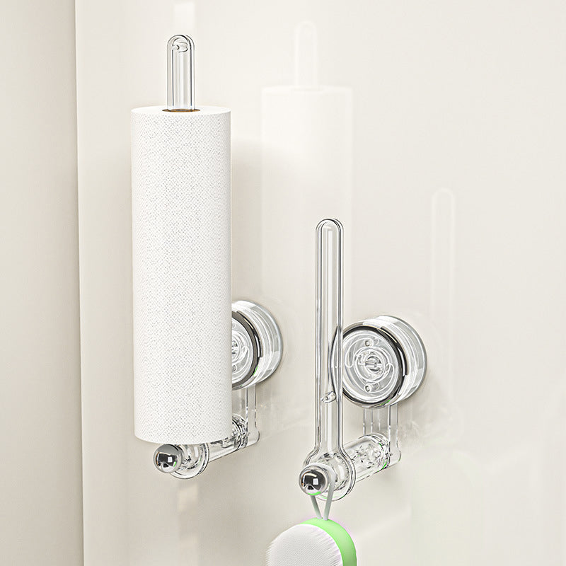 Multifuntional Vacuum Suction Cup Toilet Paper Holder