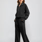 ✨Special Sale 49%OFF🔥 Women’s High-Neck Zip-Up Pullover and Wide-Leg Pants Set