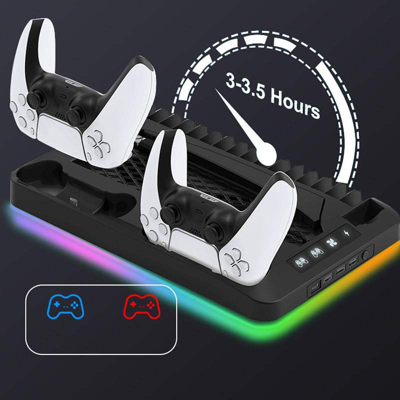 Multifunctional Cooling Stand Set for PS5